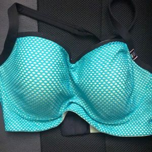 Blue and Green VS sports bra